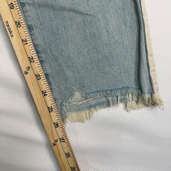 Abercrombie & Fitch Ames Slim Boyfriend Jeans Womens Sz 27/4 Light Blue Low Rise - Picture 6 of 6
